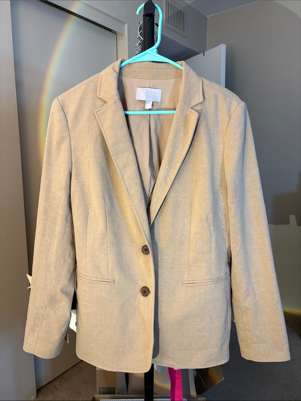 Chelsea 28 - Classic Womens Beige Blazer Jacket